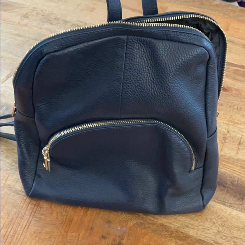 Deep Navy Blue Backpack - Picture 5 of 6